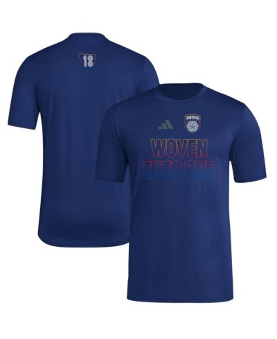 Adidas Men's Navy San Diego FC 2025 Jersey Hook AEROREADY T-Shirt