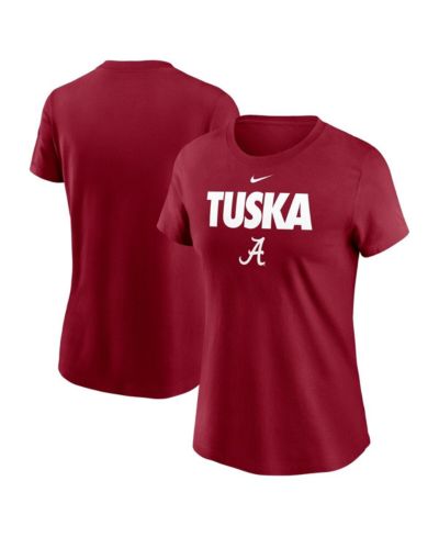 Nike Женская футболка Alabama Crimson Tide Local Ultimate Chant Crimson