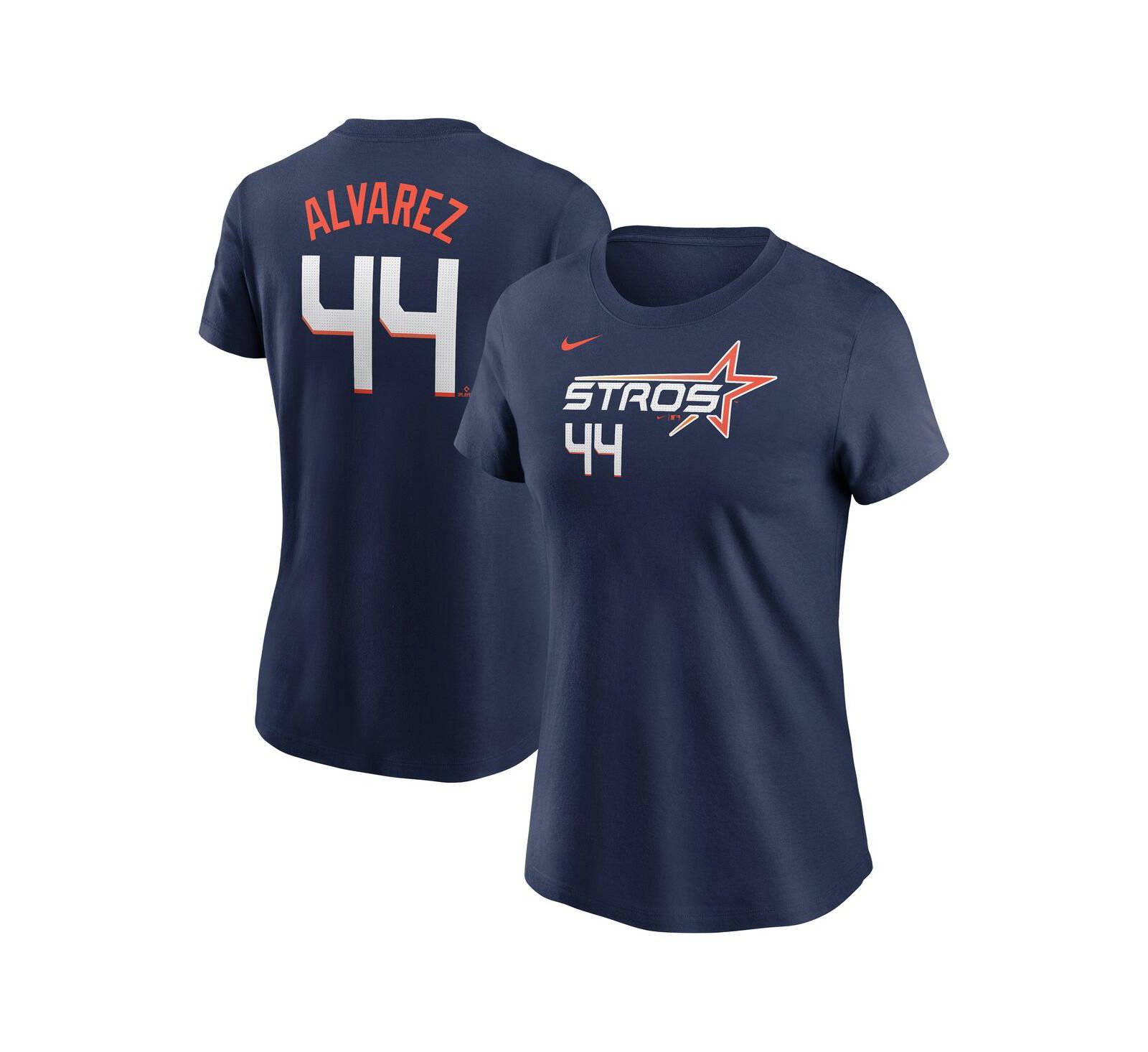 Nike Women's Yordan Alvarez Navy Houston Astros 2025 City Connect Fuse Name & Number T-Shirt