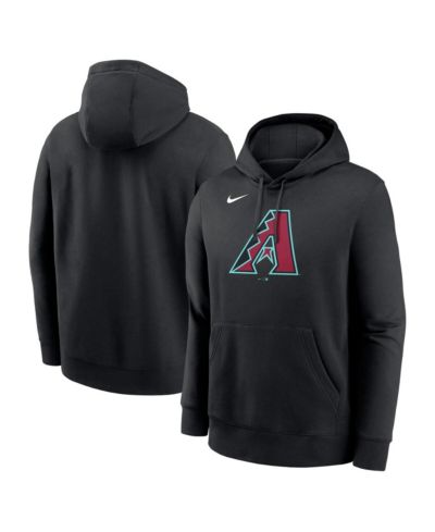 Худи Nike Men's Black Arizona Diamondbacks Logo Club Fleece Pullover