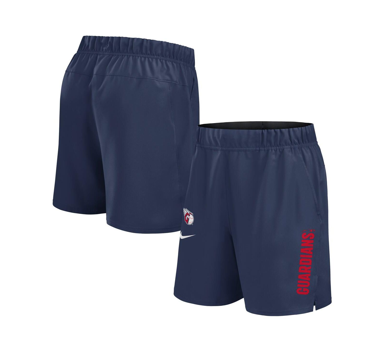 Nike Men's Navy Cleveland Guardians Woven Victory Performance Shorts