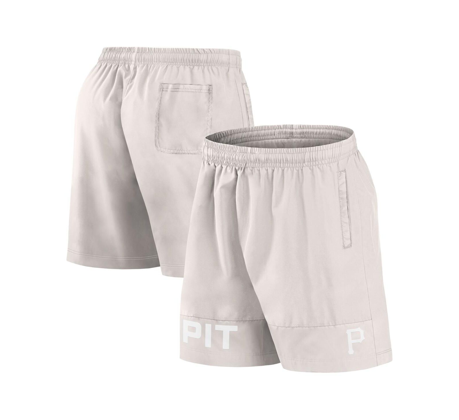 Мужские плавательные шорты Fanatics Cream Pittsburgh Pirates Elements