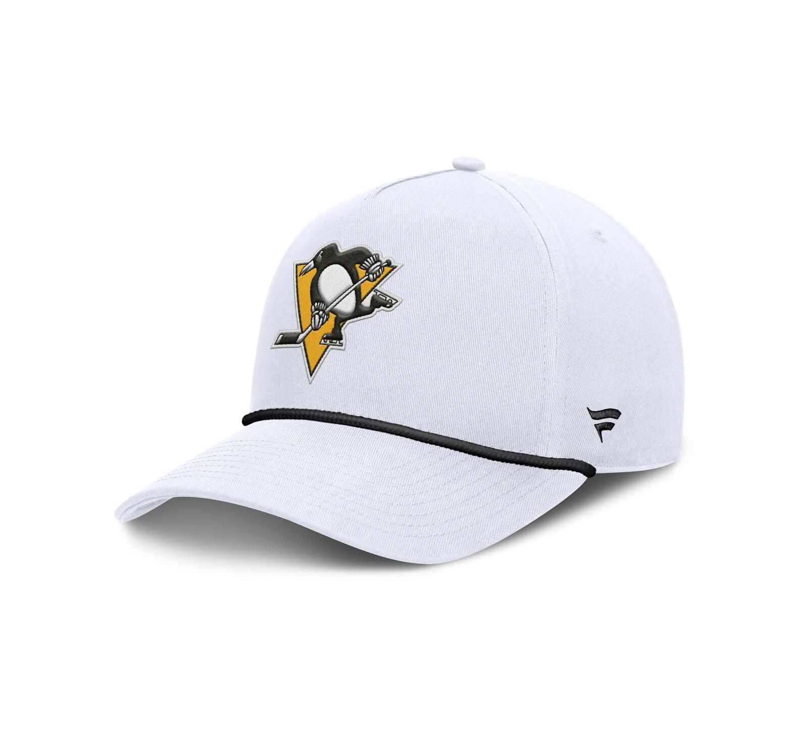 Fanatics Мужская кепка White Pittsburgh Penguins Rope A-Frame Adjustable