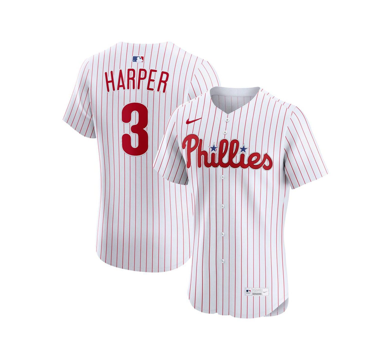Мужская джерси Nike Bryce Harper Philadelphia Phillies Home Elite, белая