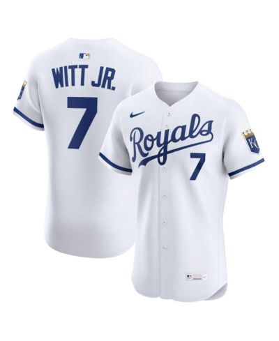 Мужская джерси Nike Bobby Witt Jr. White Kansas City Royals Home Elite