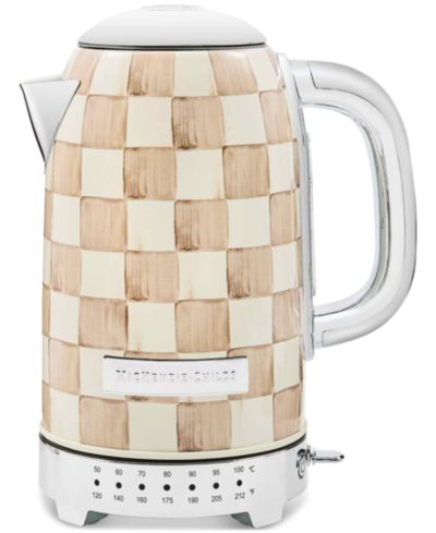 Электрический чайник MacKenzie-Childs Mocha Check