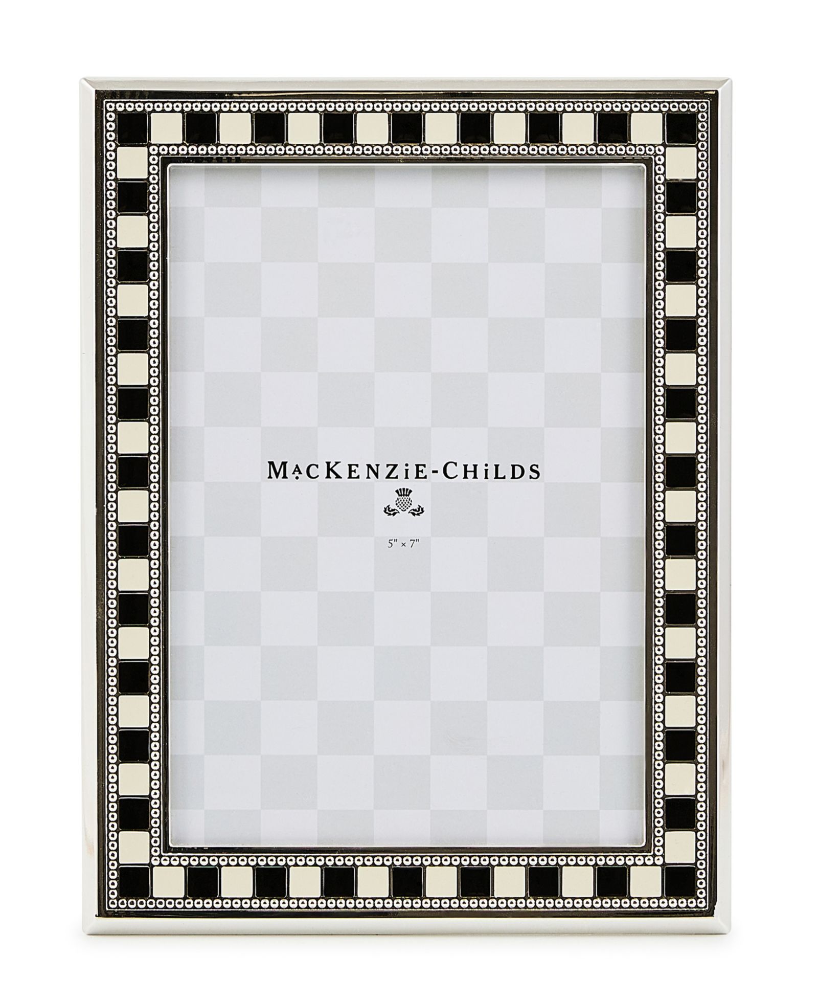 MacKenzie-Childs Celebrate Silver Plated Frame, 5" x 7"