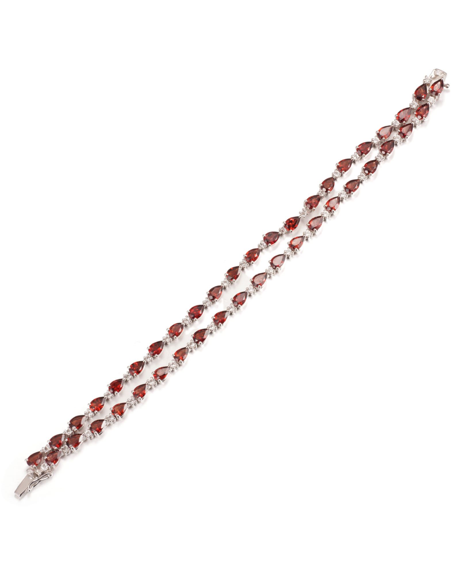Браслет Macy's Amethyst (14.7 ct. t.w.) и White Topaz (1.65 ct. t.w.) в стерлинговом серебре