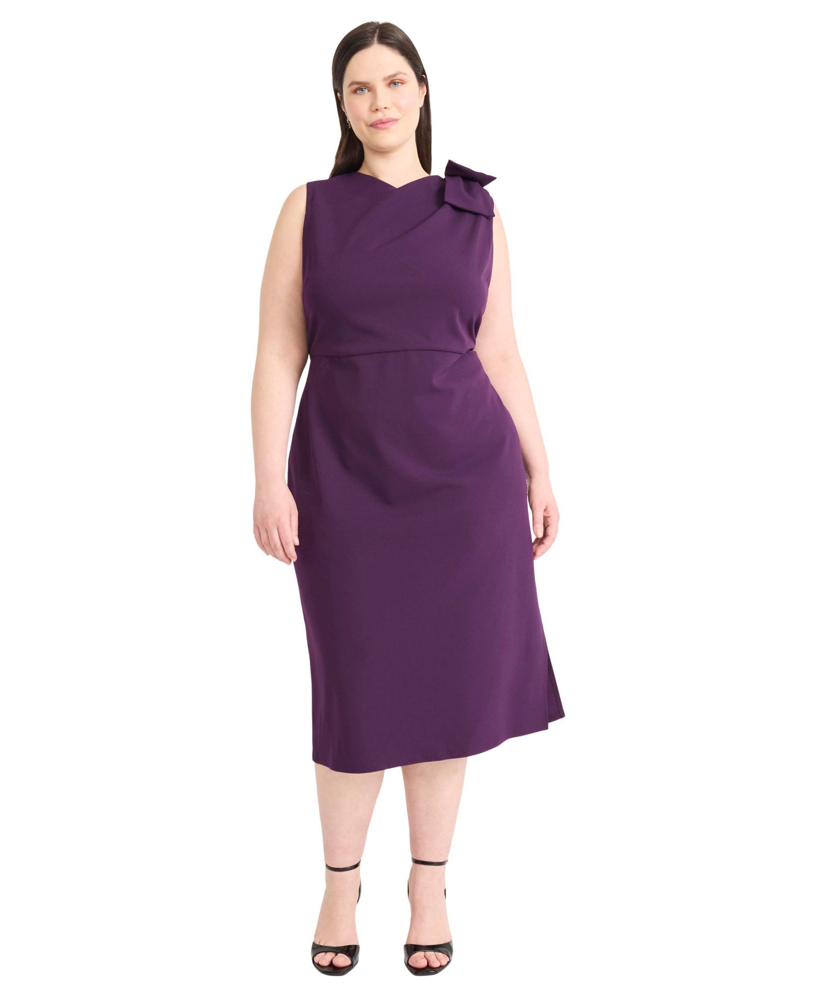 Платье Maggy London Plus Size A-Line без рукавов