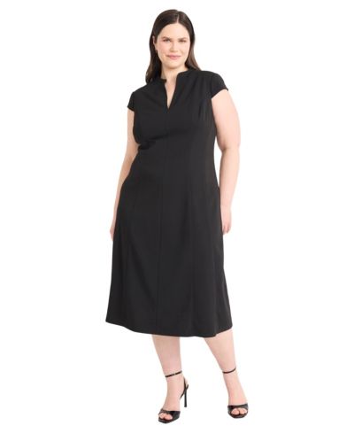 Maggy London платье A-Line Cap Sleeve Plus Size