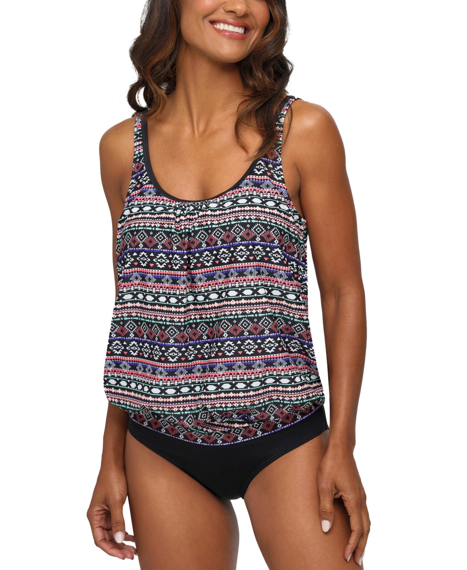 Женский топ LASCANA Women's Blouson Oversized Everyday Comfort Tankini Top