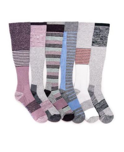 Женские компрессионные носки MUK LUKS, упаковка 6 пар