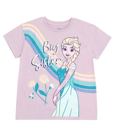 Футболка Frozen с коротким рукавом для маленьких девочек