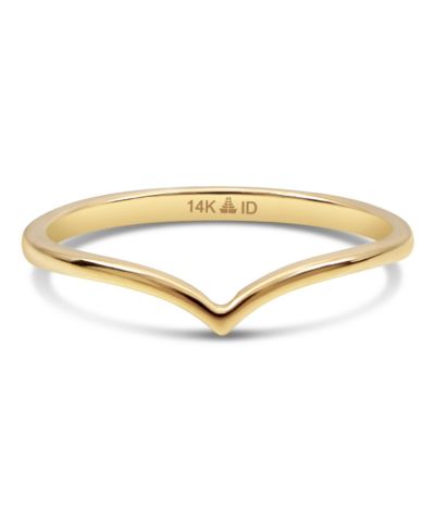 Devata Chevron Ring in 14K Gold