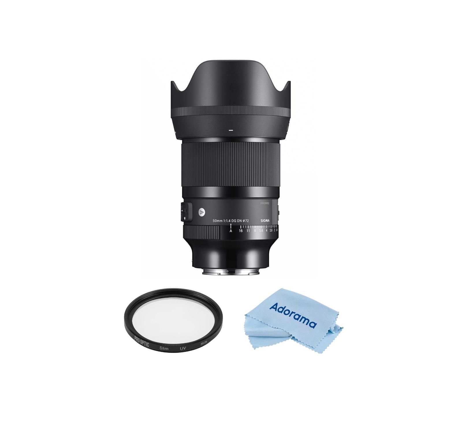 Sigma 50mm f/1.4 DG DN Art High-Speed Autofocus Lens for Sony E