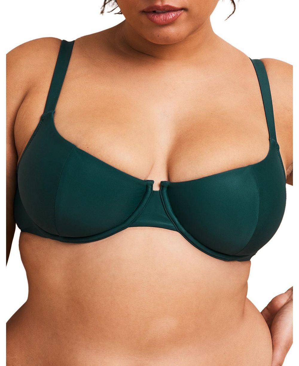 Adore Me Women's Tricia Swimwear Knit-lined Bikini Top Bra Sizing