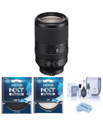Sony Объектив FE 70-300mm f/4.5-5.6 G OSS для Sony E, комплект с фильтрами Hoya 72mm UV и CPL