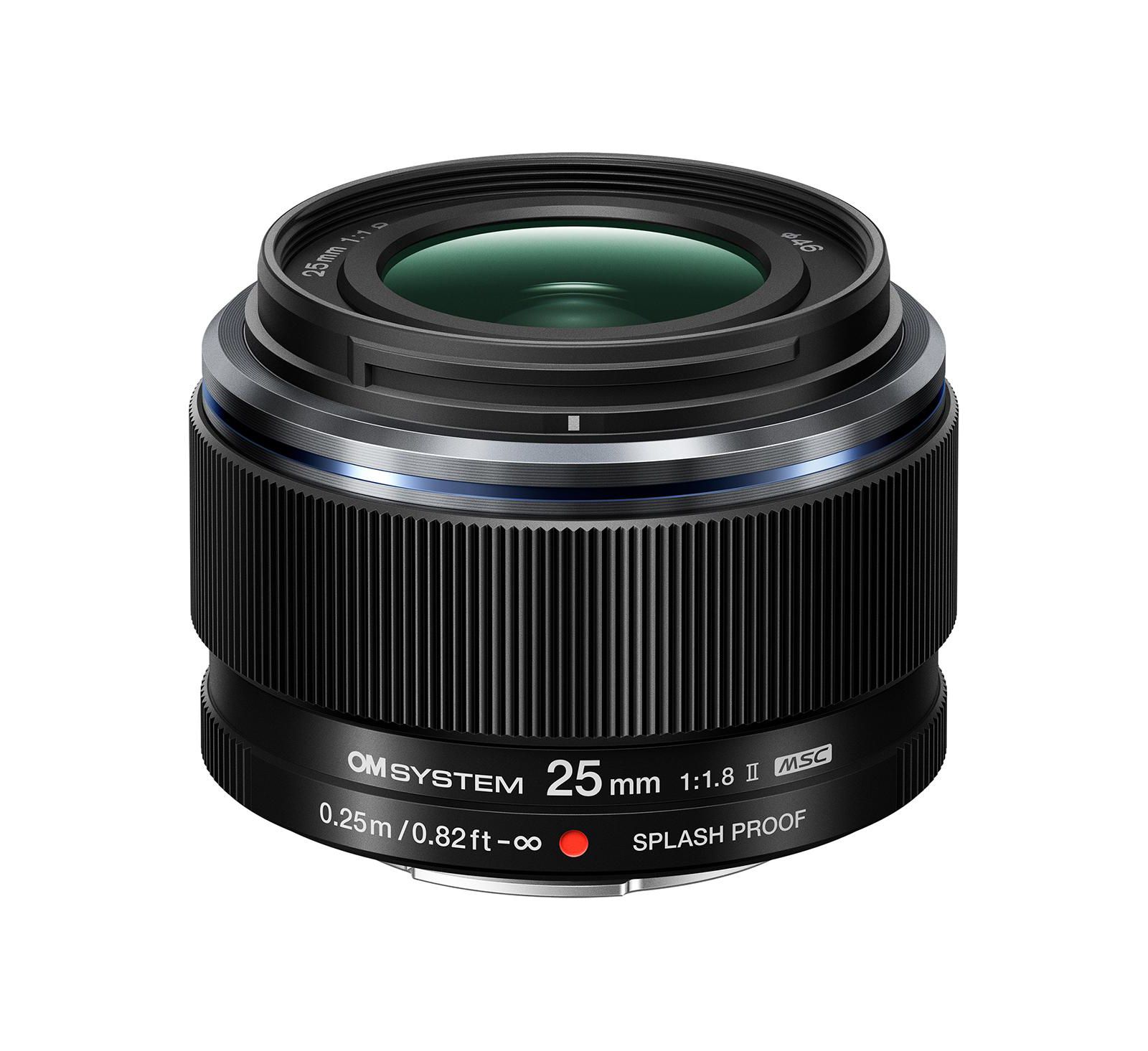 Om System M.Zuiko Digital 25mm f/1.8 II Splashproof Lens for Micro Four Thirds