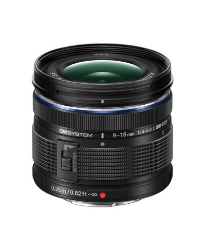 Om System M.Zuiko Digital ED 9-18mm f/4.0-5.6 II Lightweight Compact Lens