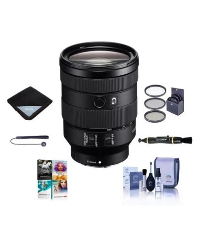 Sony FE 24-105mm f/4 G OSS E-Mount Lens Bundle for Mirrorless Cameras