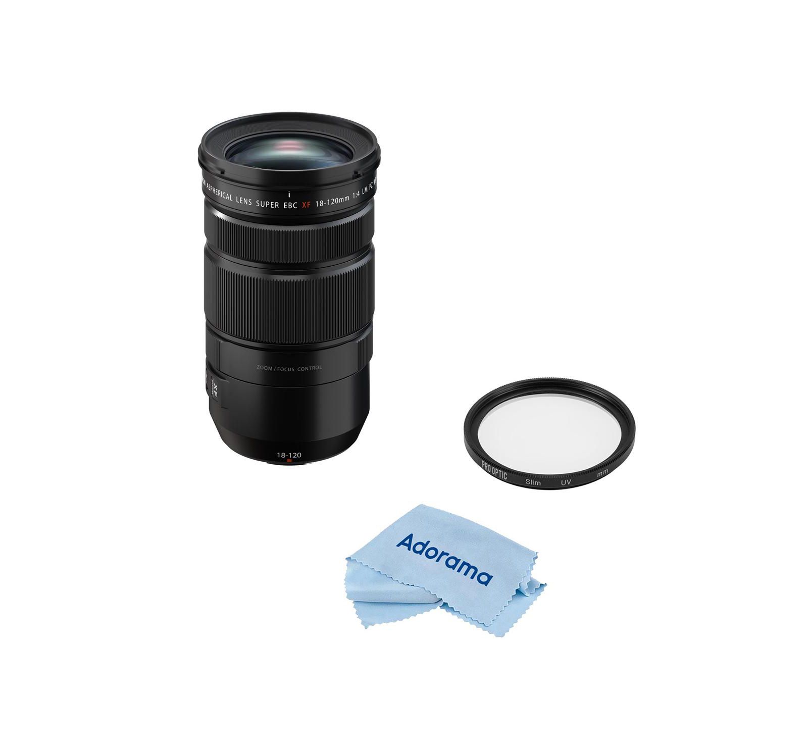 Fujifilm XF 18-120mm f/4 LM PZ WR Lens with Accessories Kit