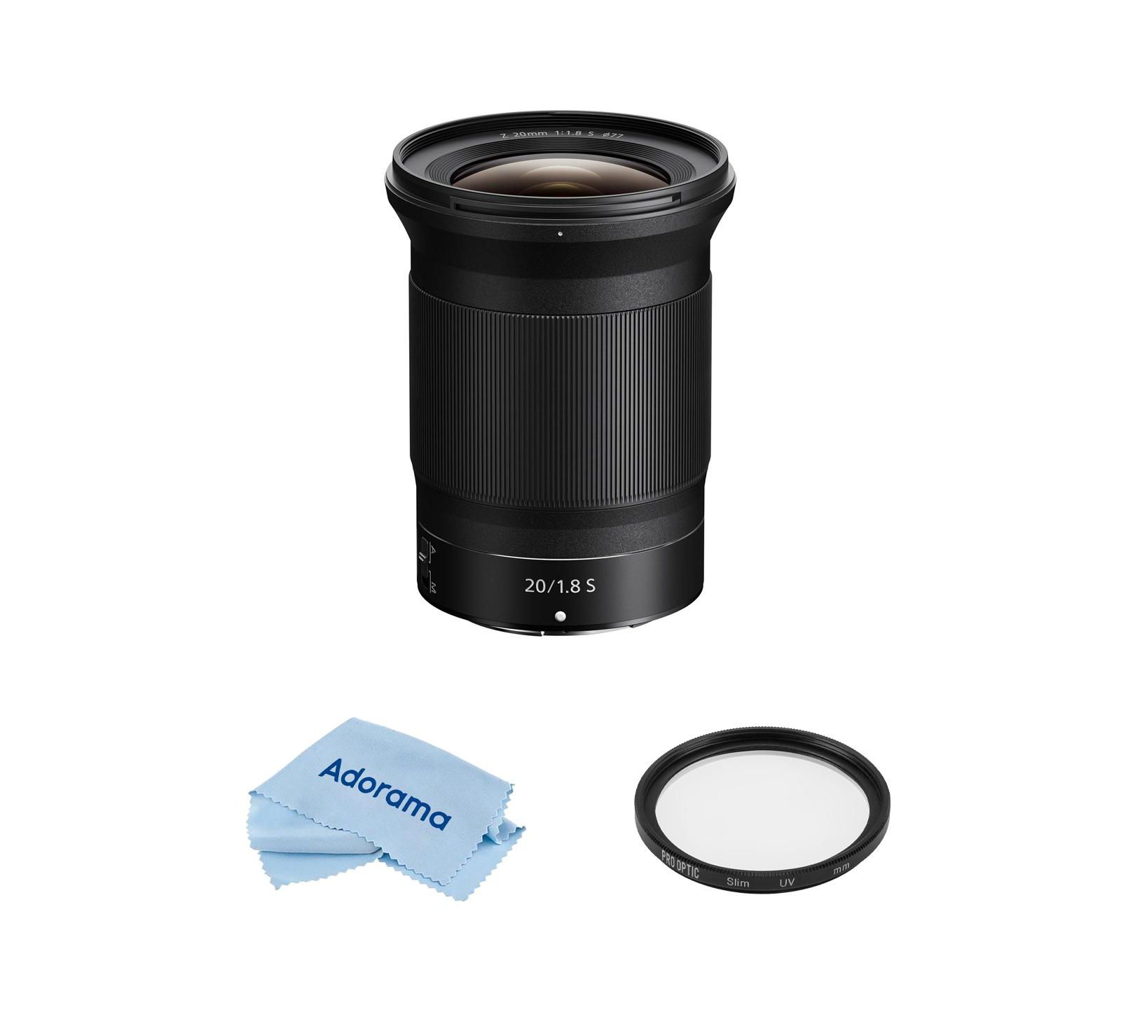 Nikon NIKKOR Z 20mm f/1.8 S объектив с набором аксессуаров