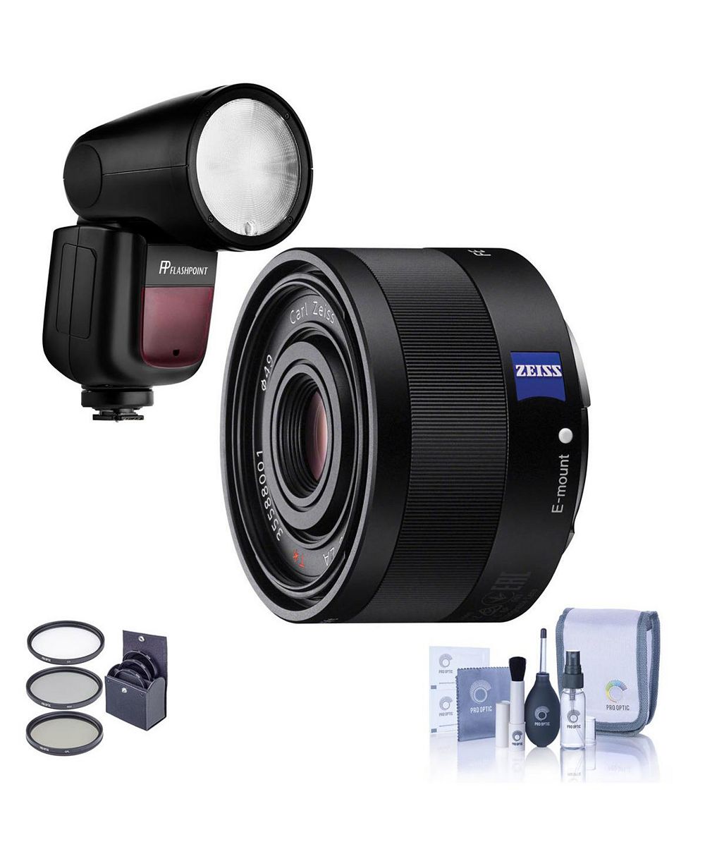 Sony Sonnar T FE 35mm f/2.8 ZA объектив с комплектом вспышки Zoom Li-on X R2 TTL