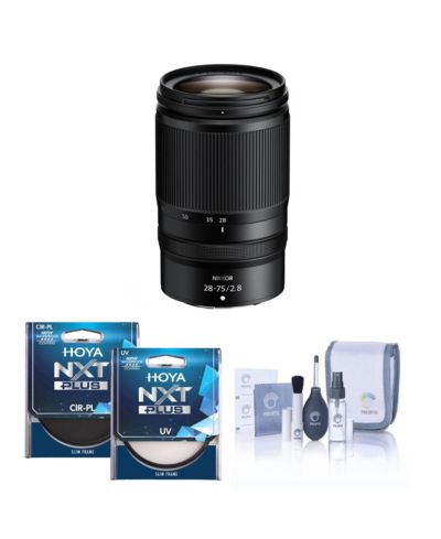 Nikon NIKKOR Z 28-75mm f/2.8 объектив, комплект с UV и CPL фильтрами Tiffen 67mm