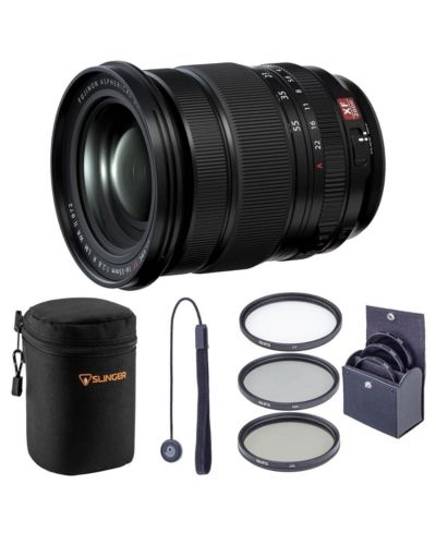 Объектив Fujifilm XF 16-55mm f/2.8 R LM WR II, комплект с набором фильтров 72 мм, чехлом для объектива, шнурком для крышки и набором для чистки