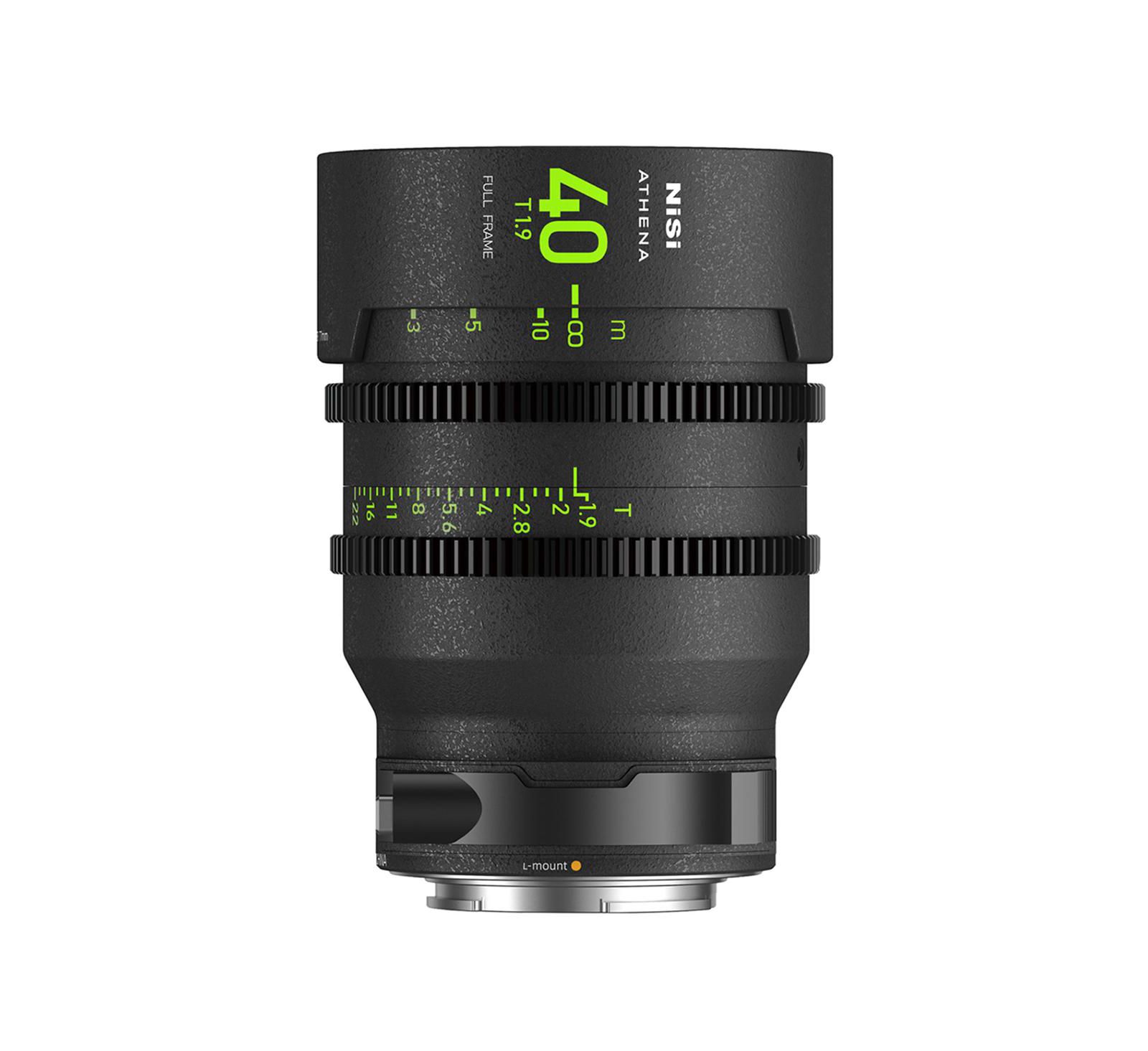 NiSi Athena Prime 40mm T1.9 Cine Lens for Leica L Mount