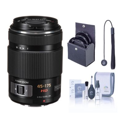 Panasonic LUMIX G X Vario PZ 45-175mm f/4.0-5.6 Lens for MFT w/46mm Filter