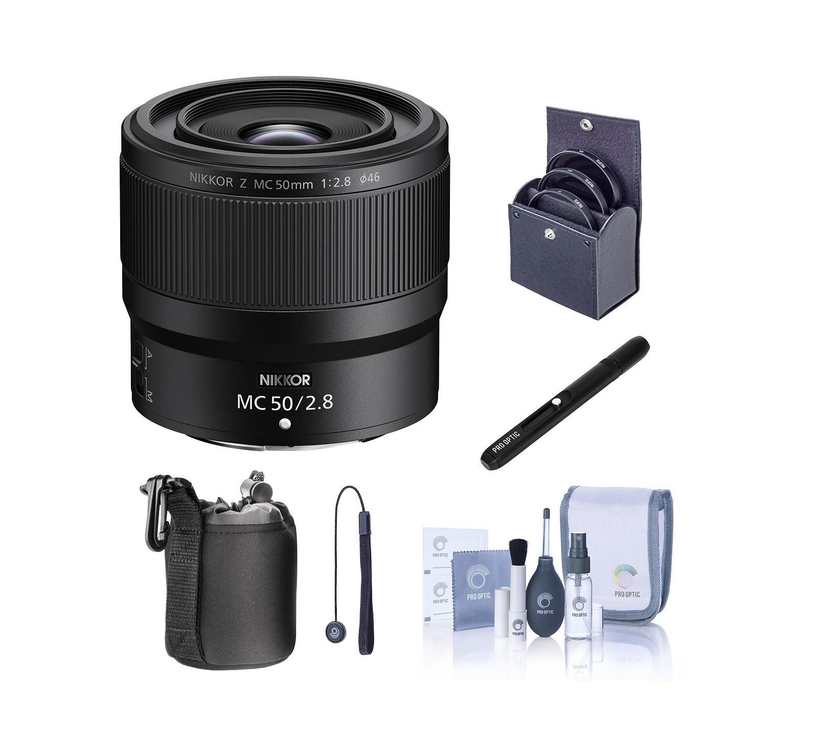 Nikon NIKKOR Z MC 50mm f/2.8 Lens with Essentials Kit