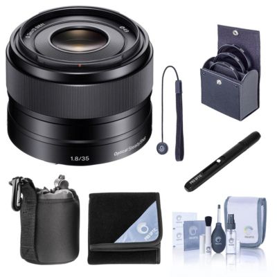 Sony E 35mm f/1.8 OSS Lens for Sony E with Accessories Kit