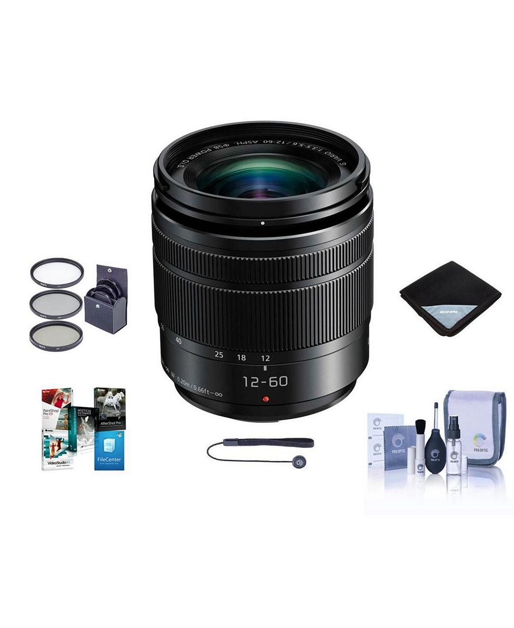 Объектив Panasonic LUMIX G Vario 12-60mm f/3.5-5.6 для MFT с набором фильтров 58mm