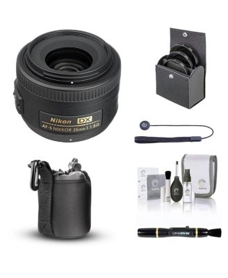 Nikon 35mm f/1.8G DX AF-S NIKKOR Lens with Essentials Kit