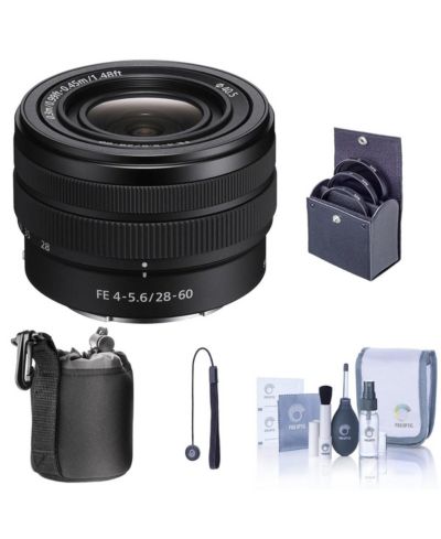Sony FE 28-60mm f/4-5.6 Full-Frame Lens Bundle for Sony E-Mount