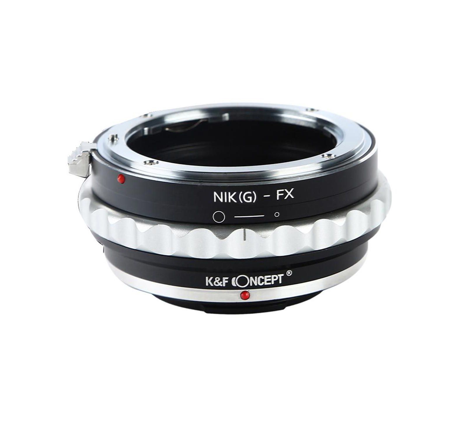 Адаптер крепления объектива K&F Concept Nikon G/F/AI/AIS/D Infinity Focus для камер Fuji X