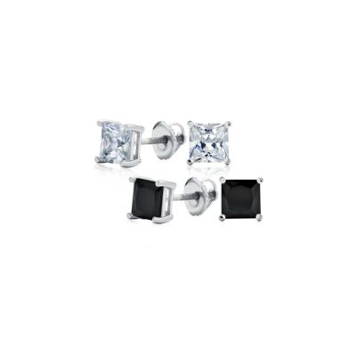 Silver black set
