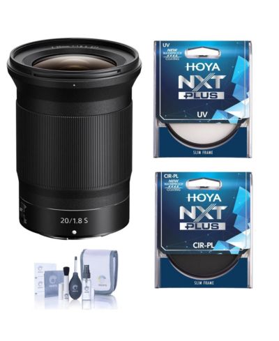 Nikon NIKKOR Z 20mm f/1.8 S Lens with Hoya NXT Plus 77mm UV+CPL Filter Kit