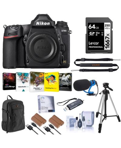Nikon D780 FX-Format DSLR Camera, Bundle with Accessory Kit