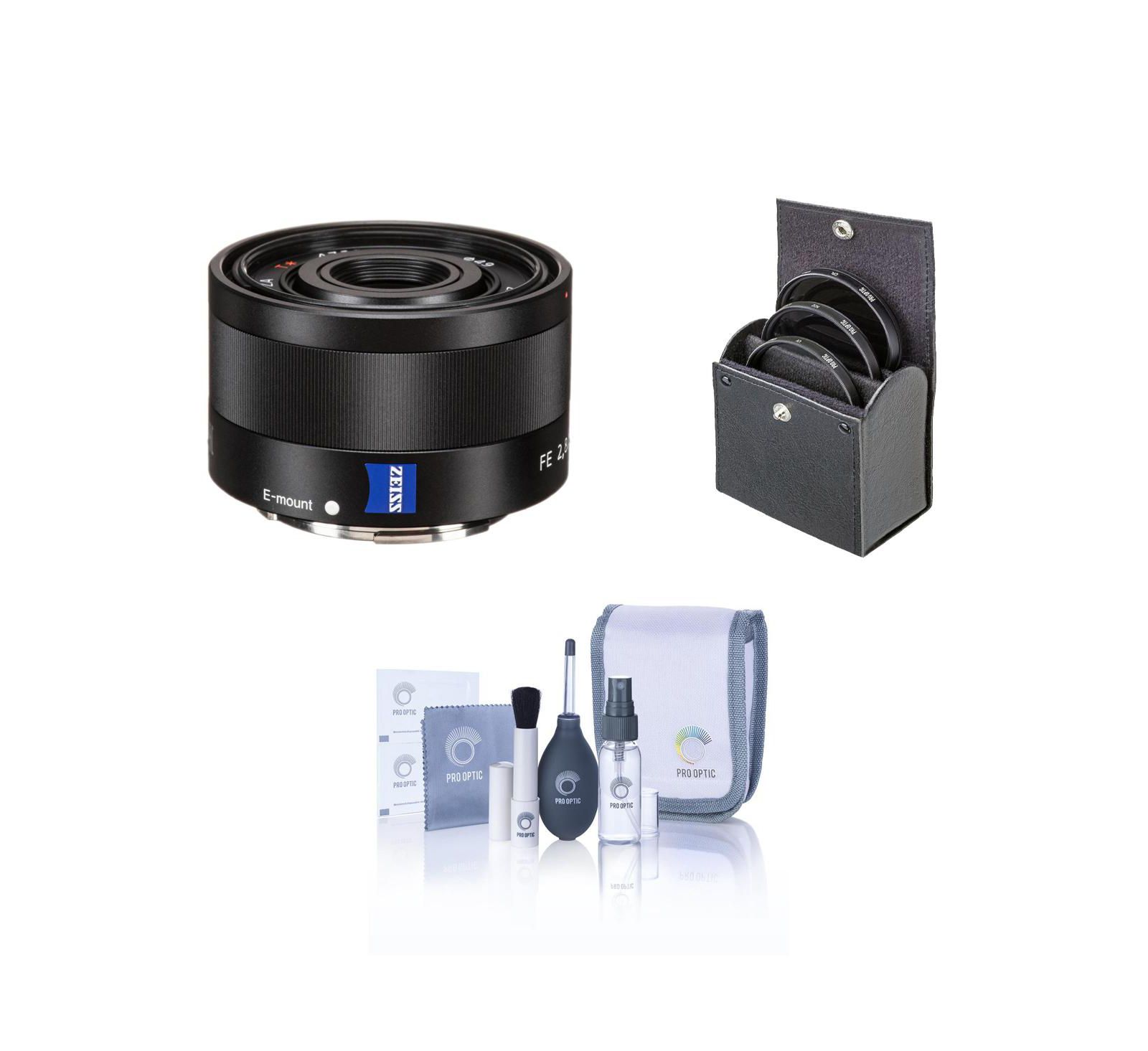 Sony Sonnar T FE 35mm f/2.8 ZA Lens for Sony E with 49mm Filter Kit