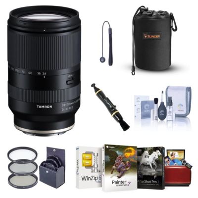 Tamron 28-200mm f/2.8-5.6 Di III RXD Lens for Sony E with Mac Software Kit