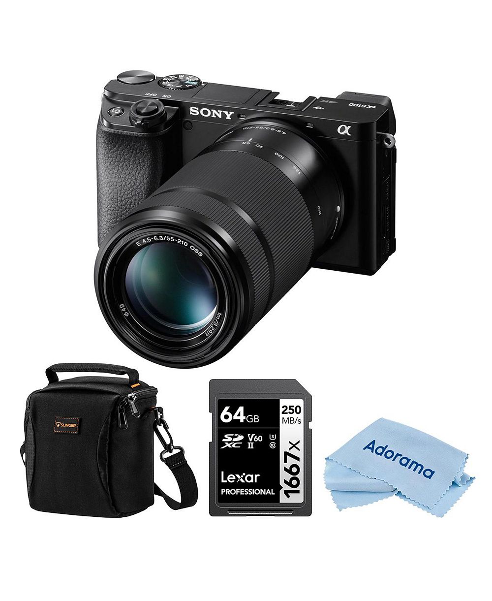 Sony Alpha a6100 24.2MP 4K Real-Time Tracking Autofocus Mirrorless Camera