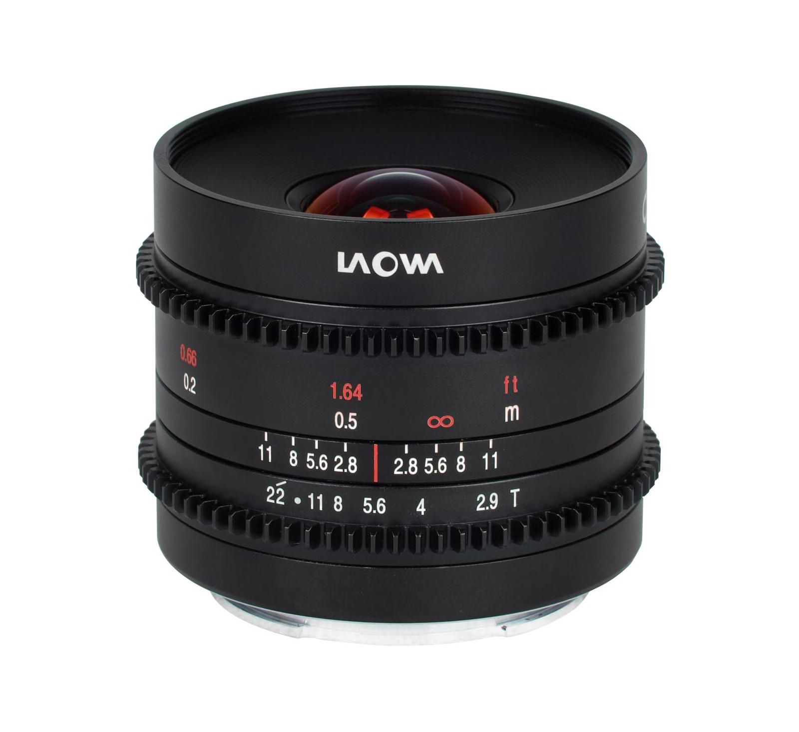 Venus Ultra-wide объектив Laowa 9mm T2.9 Zero-D Cine для Fujifilm X