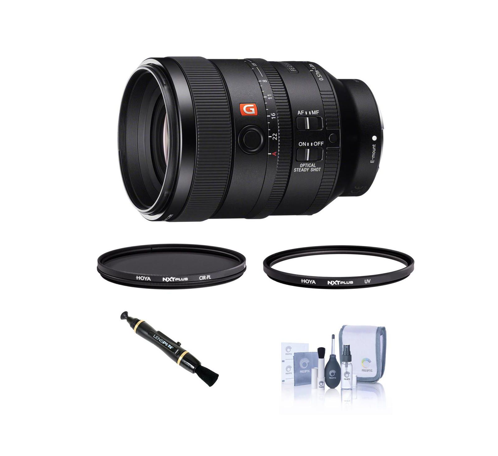 Sony FE 100mm f/2.8 STF GM OSS Bundle with Filter Kit Lens for Sony E