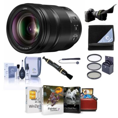 Объектив Panasonic LUMIX S 24-105mm f/4 O.I.S. для L Mount с набором фильтров и аксессуаров