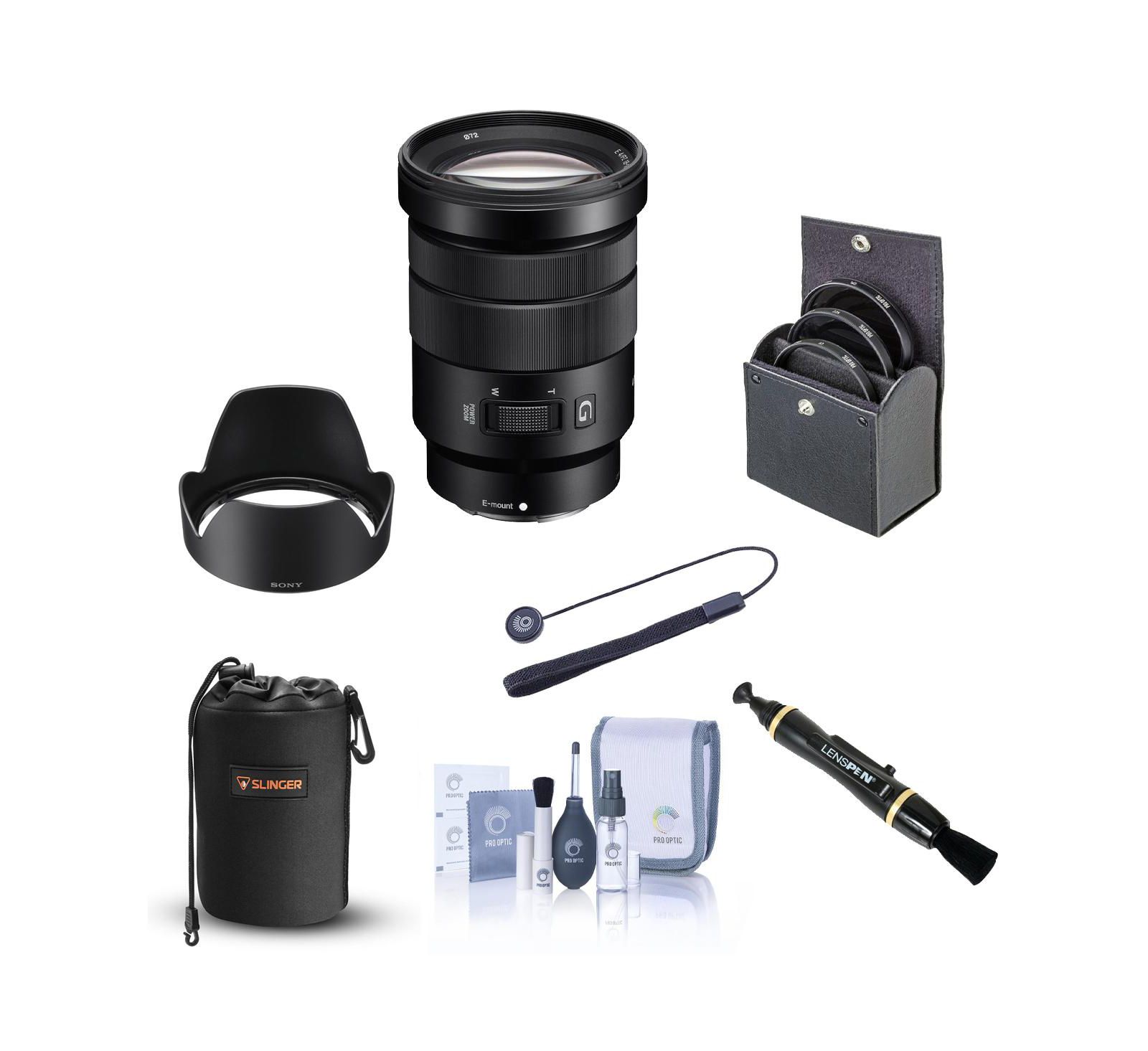 Объектив Sony E PZ 18-105mm f/4.0 G OSS для Sony E с основным набором аксессуаров