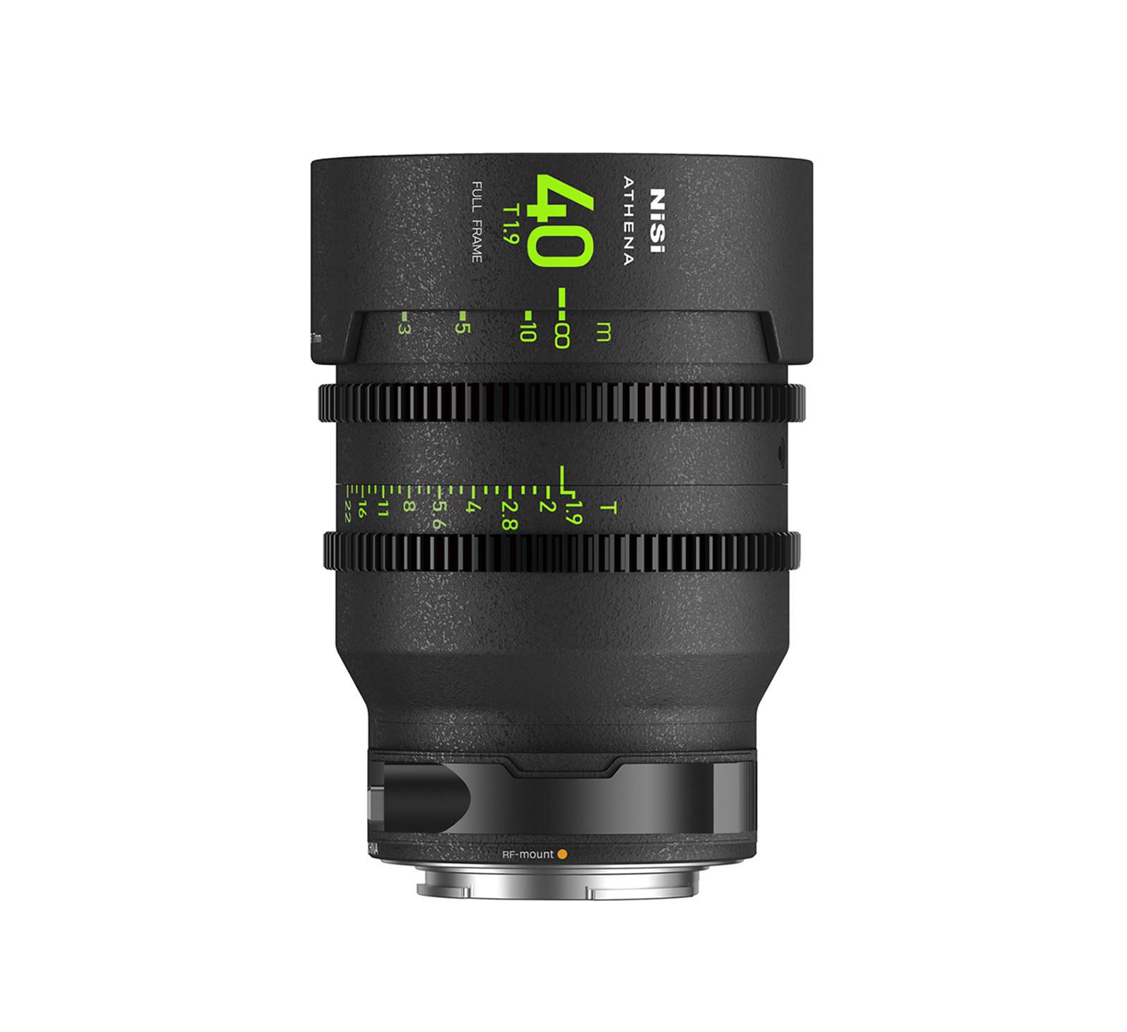 NiSi объектив кинообъектив ATHENA PRIME 40mm T1.9 с держателем фильтра, Canon RF