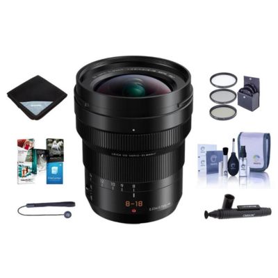 Panasonic Leica DG Vario-Elmarit 8-18mm f/2.8-4 Lens, MFT w/PC Software Kit