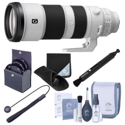 Объектив Sony FE 200-600mm f/5.6-6.3 G OSS для Sony E в комплекте с набором фильтров 95 мм, чистящим средством, чехлом ProOPTIC, креплением для крышки и набором для чистки
